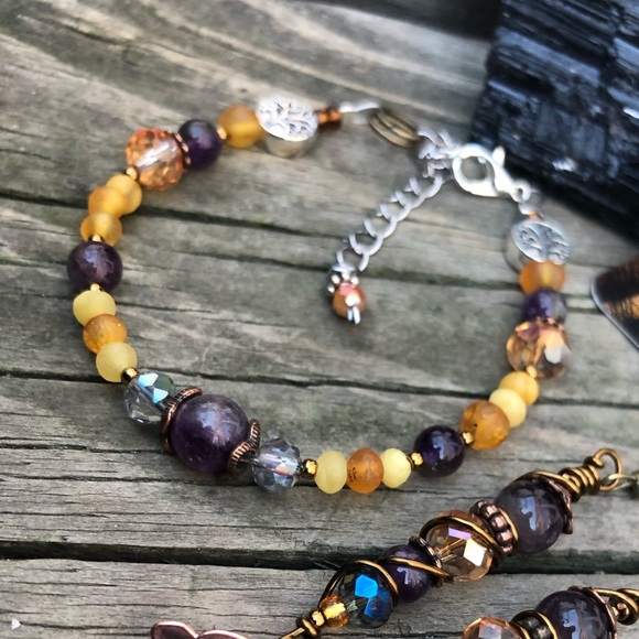 *SOLD* Sun Cazimi Gemstone Bracelet - Picture 4 of 13